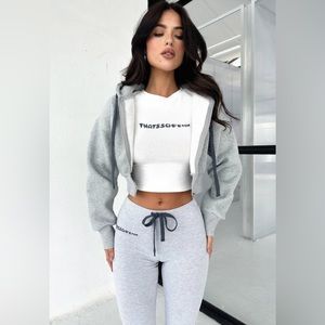 That’s So Fetch - Bamba Cropped Grey Jacket - XS/S
